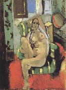 Henri Matisse Odalisque with a Tambourine (mk35) painting